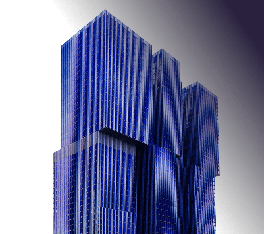 Modern high-rise buildings